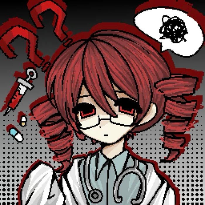 Minimal anime portrait designed as a clean teto pfp