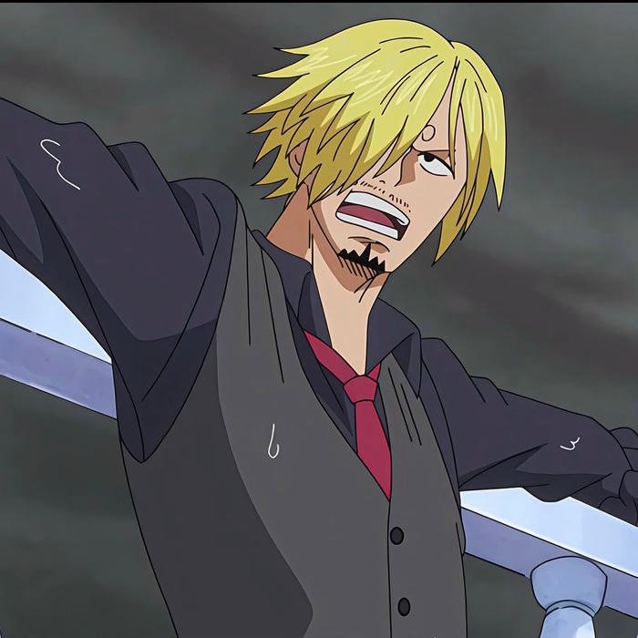 Modern fanart reinterpretation elevating stylish Sanji pfp concept