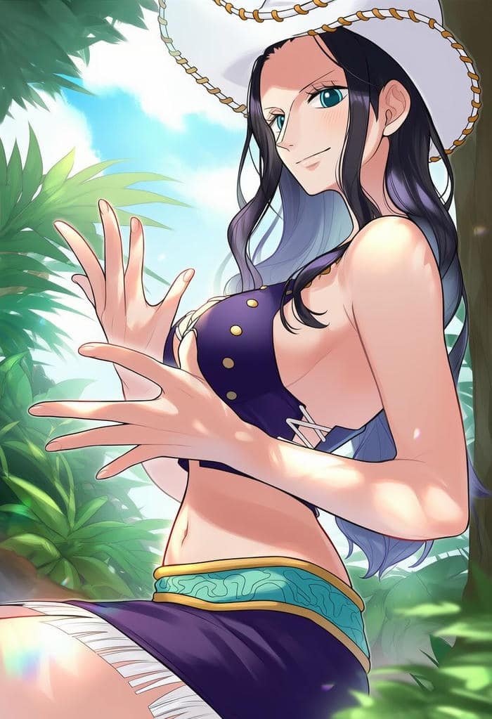 Poetic anime portrait atmosphere conveyed by robin pfp