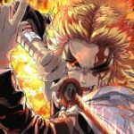 Powerful anime flame aesthetic seen in rengoku pfp