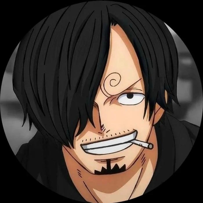 Rain soaked night ambiance adding depth behind Sanji pfp