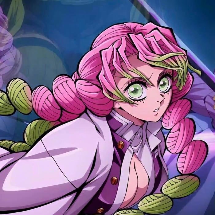 Refined anime line work visible in mitsuri pfp