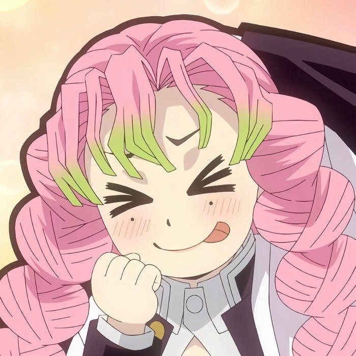 Serene anime portrait aesthetic shaping mitsuri pfp