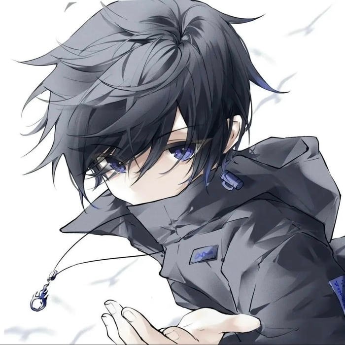 Sharp featured pfp for boys with intense visual focus