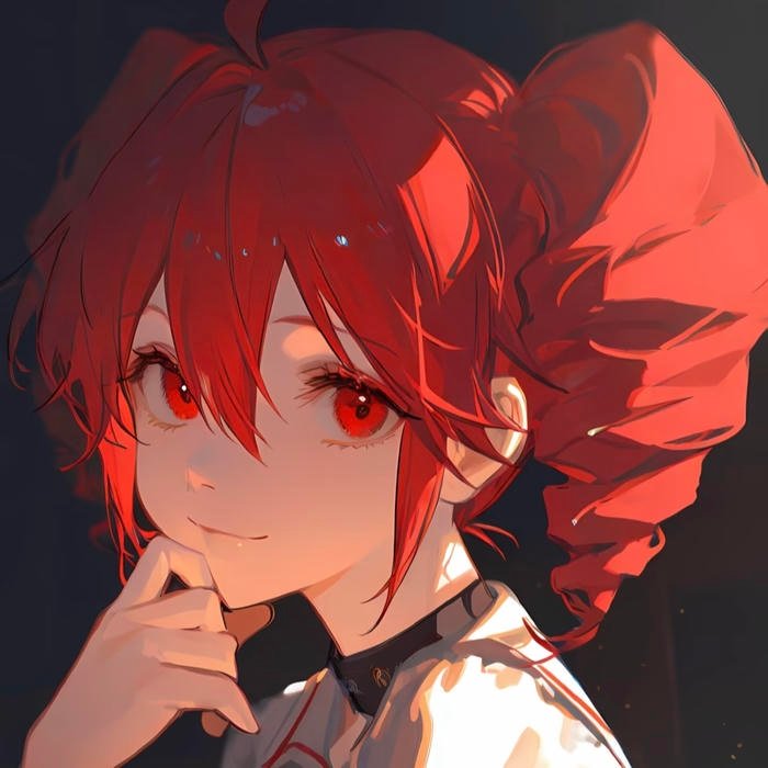 Simple yet charming anime design used as teto pfp