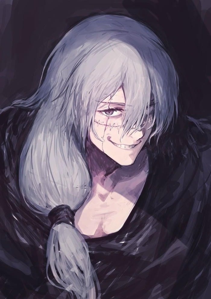 Sinister anime portrait designed specifically for mahito pfp