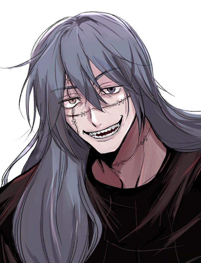 Sinister intent hidden beneath expression in mahito pfp