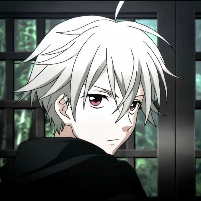 Soft color character portrait matching anime man pfp