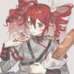 Soft-shaded anime face fitting teto pfp aesthetics