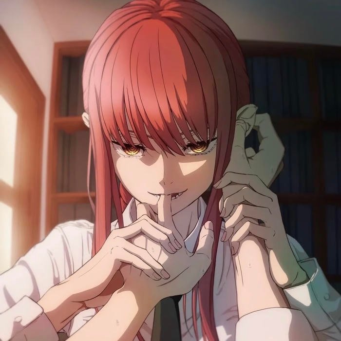 Soothing presence anime waifu pfp calming viewer mood