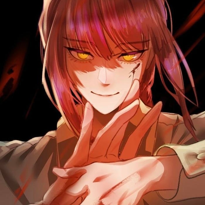 Steady gaze and composed posture defining makima pfp