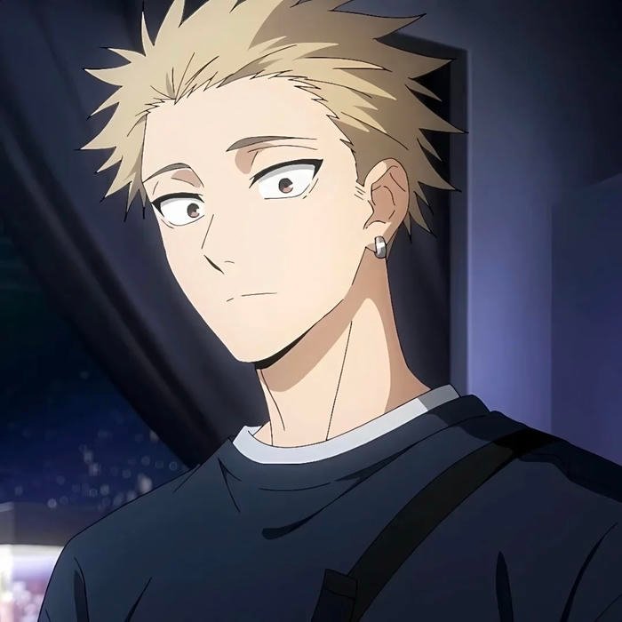 Stylized digital headshot selected as anime man pfp