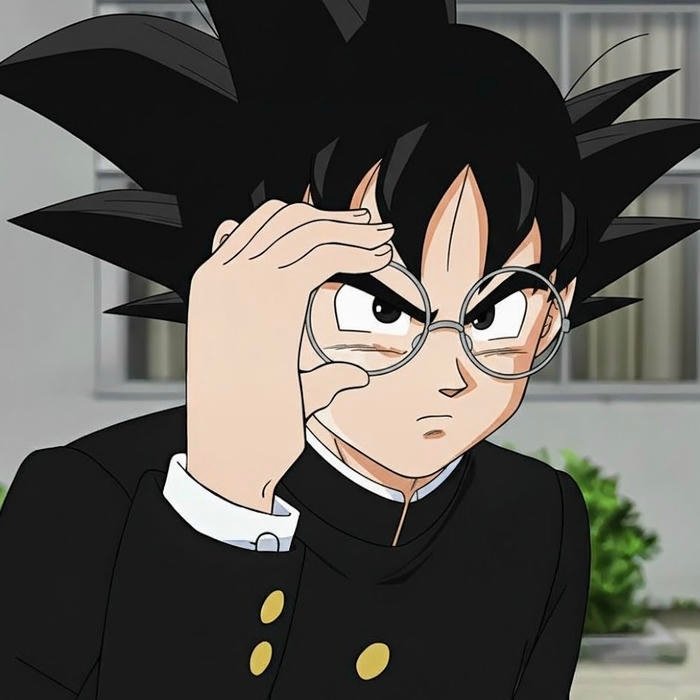 Surging anime force illustrated clearly in dragon ball pfp