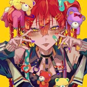 Unhinged emotional cadence defining the rhythm of crazy pfp