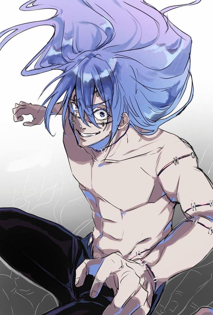 Unnatural calmness emphasized throughout mahito pfp