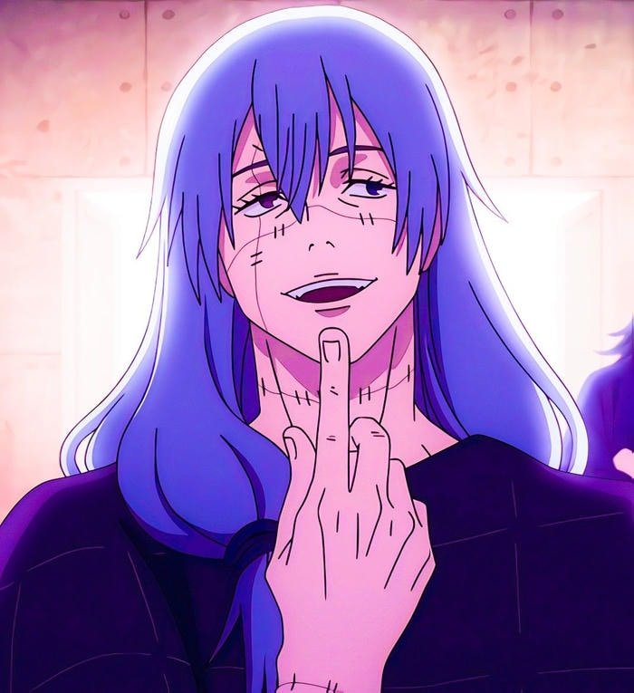 Unpredictable anime character identity shown through mahito pfp