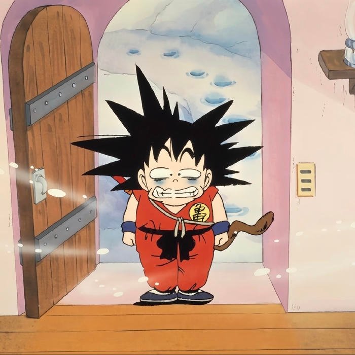 Visual intensity driven by speed inside dragon ball pfp