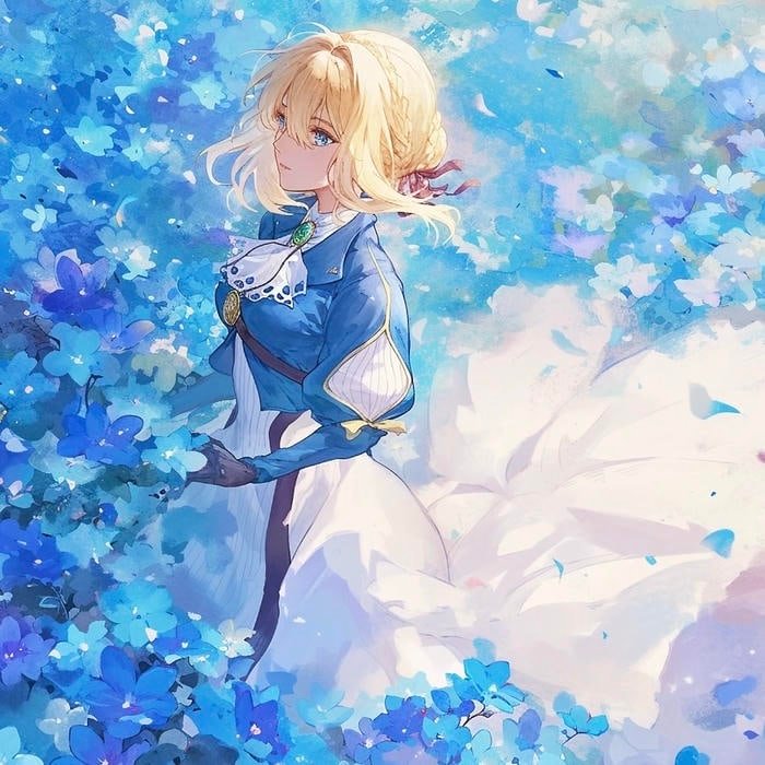 Visual softness anime waifu pfp emphasizing gentle appeal