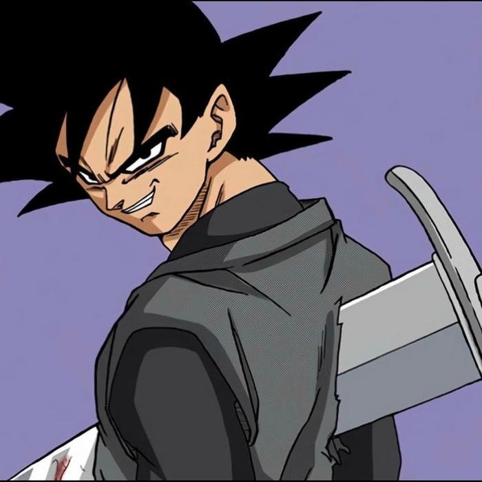 Voltage charged anime display within dragon ball pfp