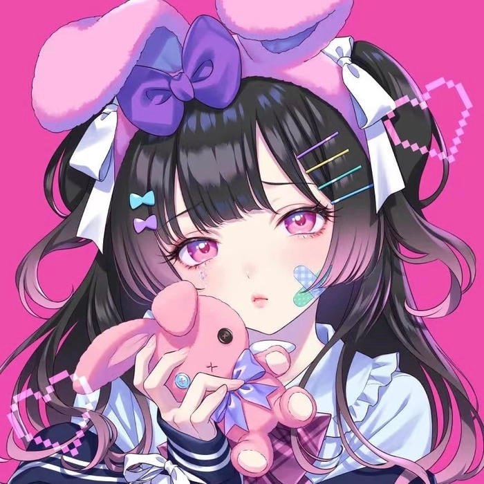 Warm aesthetic anime waifu pfp matching cute themes