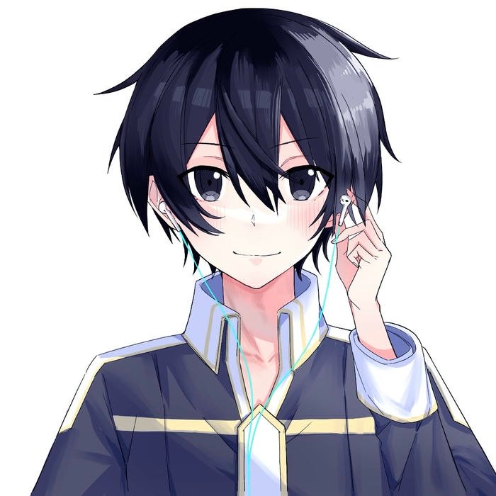 a composed presence stands out in kirito pfp