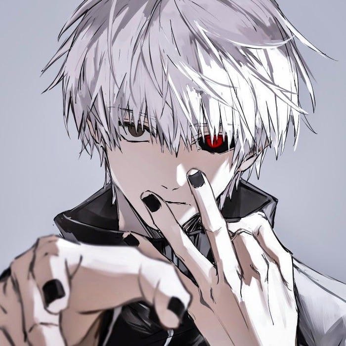 a dark emotional weight appears in ken kaneki pfp