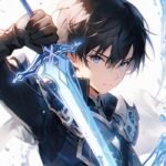 a firm and alert presence in kirito pfp
