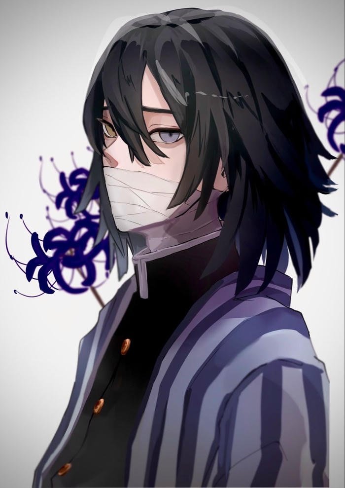 a guarded personality shown through obanai pfp