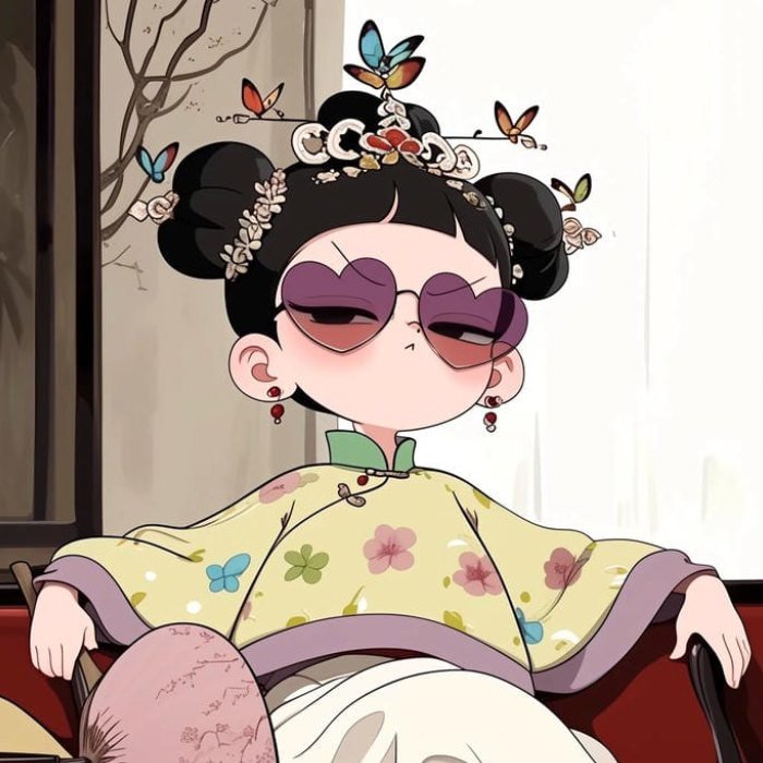 a playful chibi portrait instantly gives cute funny pfp vibes