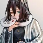 a serious facial expression defines this obanai pfp