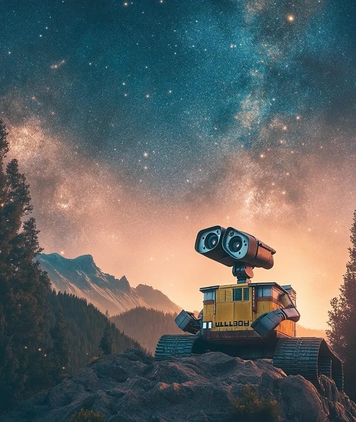 bot pfp robotic eye focus cyber aesthetic