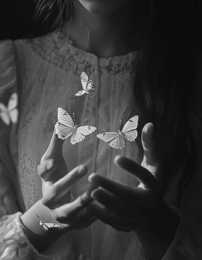 calm minimalist look grey discord pfp theme