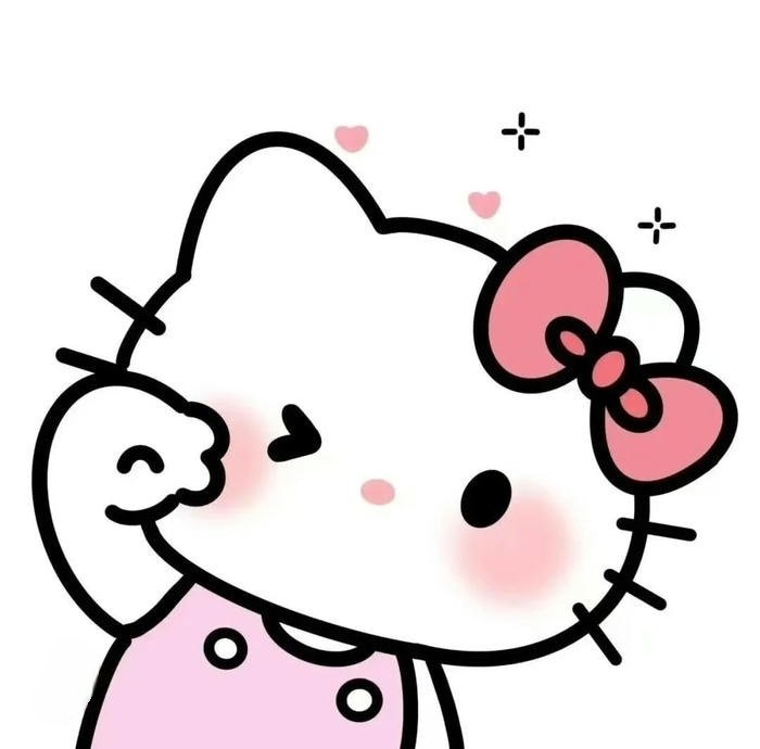 chaotic meme energy avatar funny hello kitty