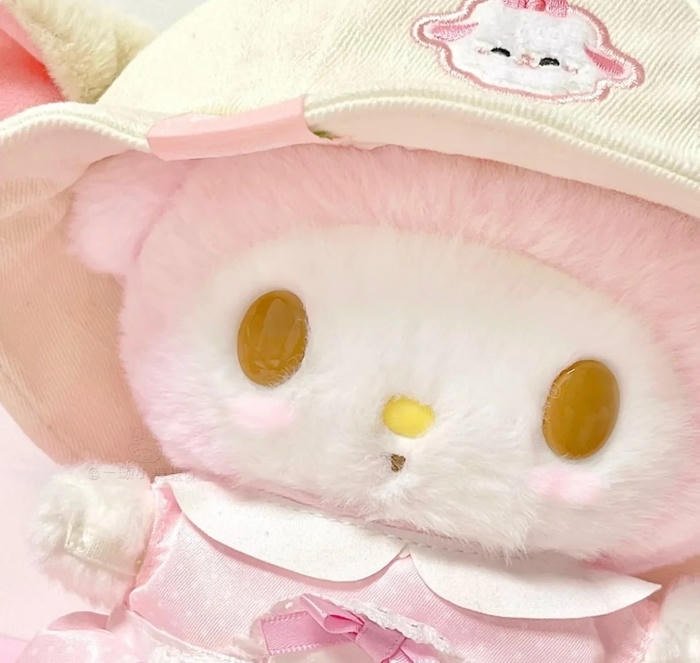 charming soft pastel my melody pfp look