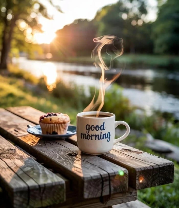 coffee pfp inspired by peaceful morning routine