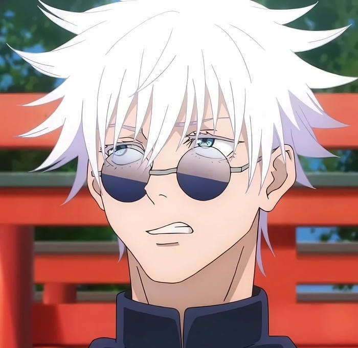 cool vibe gojo discord pfp in discord icon format