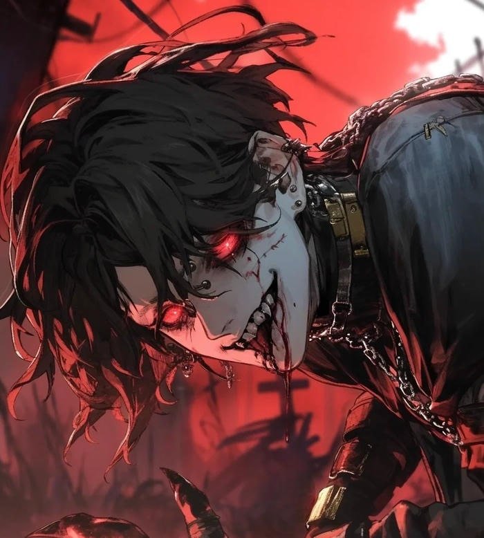 creepy pfp disturbing character visual theme