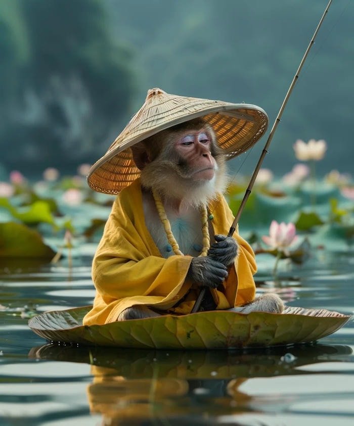 cute cartoon icon styled as monkey pfp