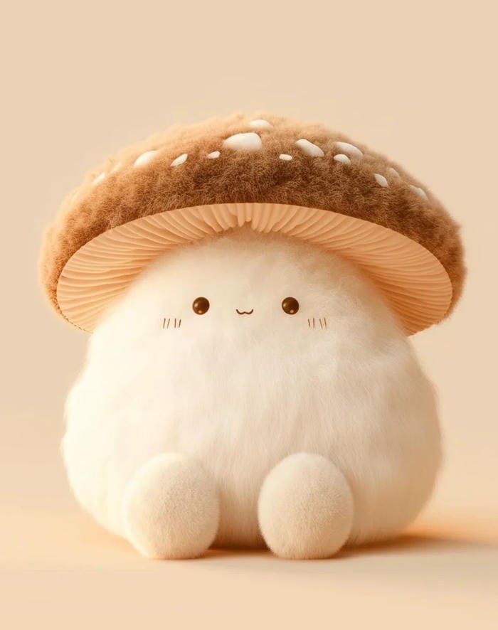 cute fantasy icon styled as mushroom pfp