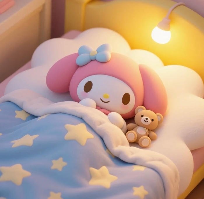 cute pastel avatar style my melody pfp