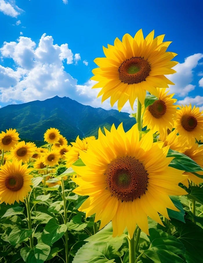 cute vibe sunflower pfp with pastel theme