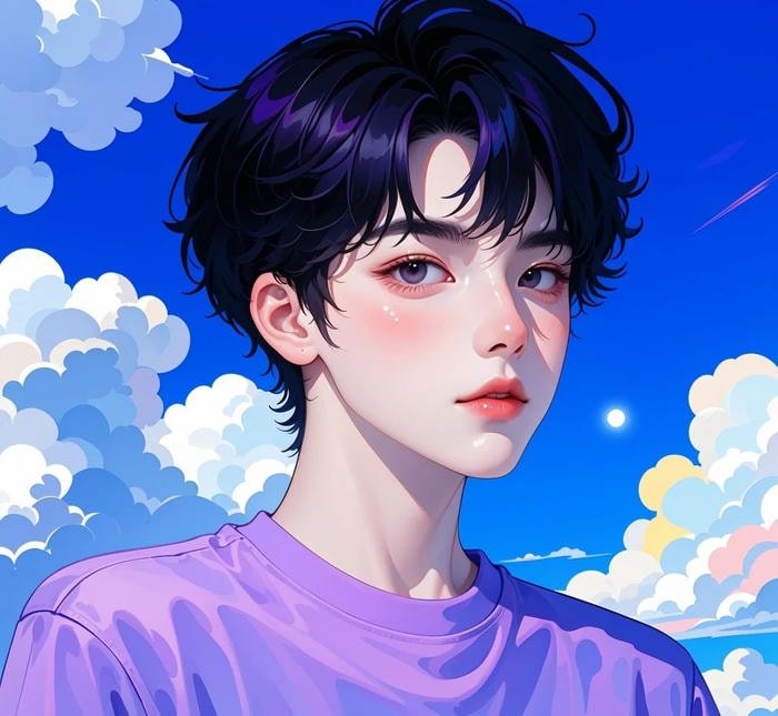 dark aesthetic avatar purple discord pfp style