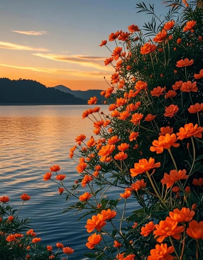 delicate rose petals visible in flower pfp design