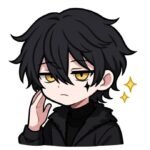 discord anime boy pfp simple visual layout