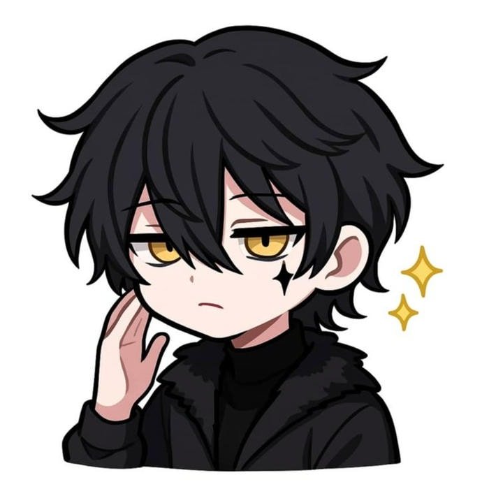 discord anime boy pfp simple visual layout