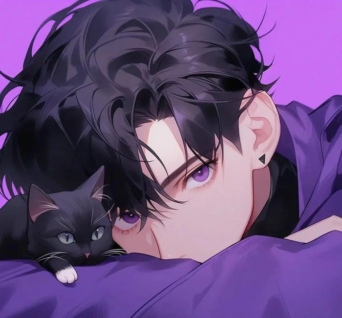 dreamy purple glow purple discord pfp avatar