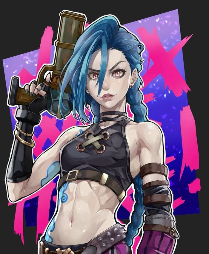 frantic emotional rhythm surrounds the jinx pfp