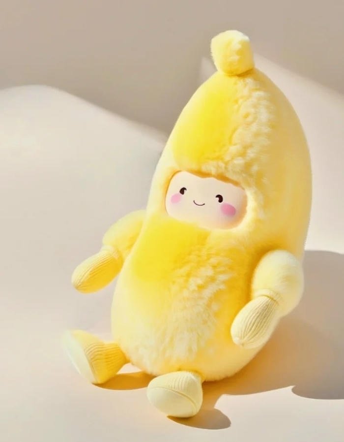 funny smiling fruit banana pfp design