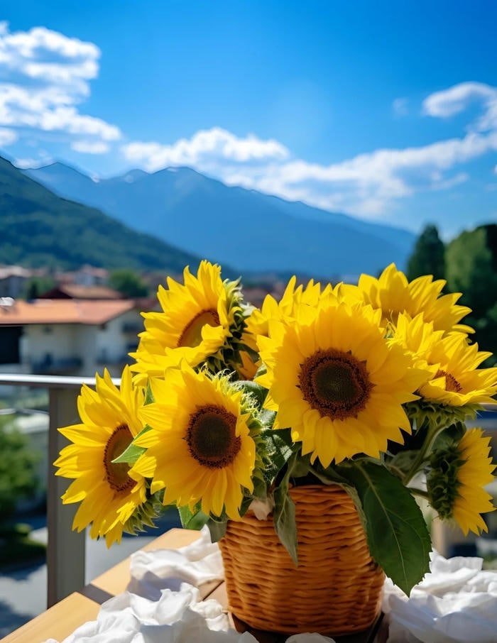 golden sunflower pfp with cozy aesthetic