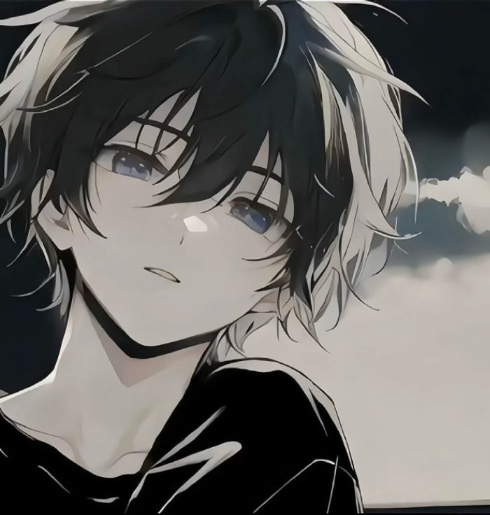 grey discord pfp reflecting a cool minimal mood